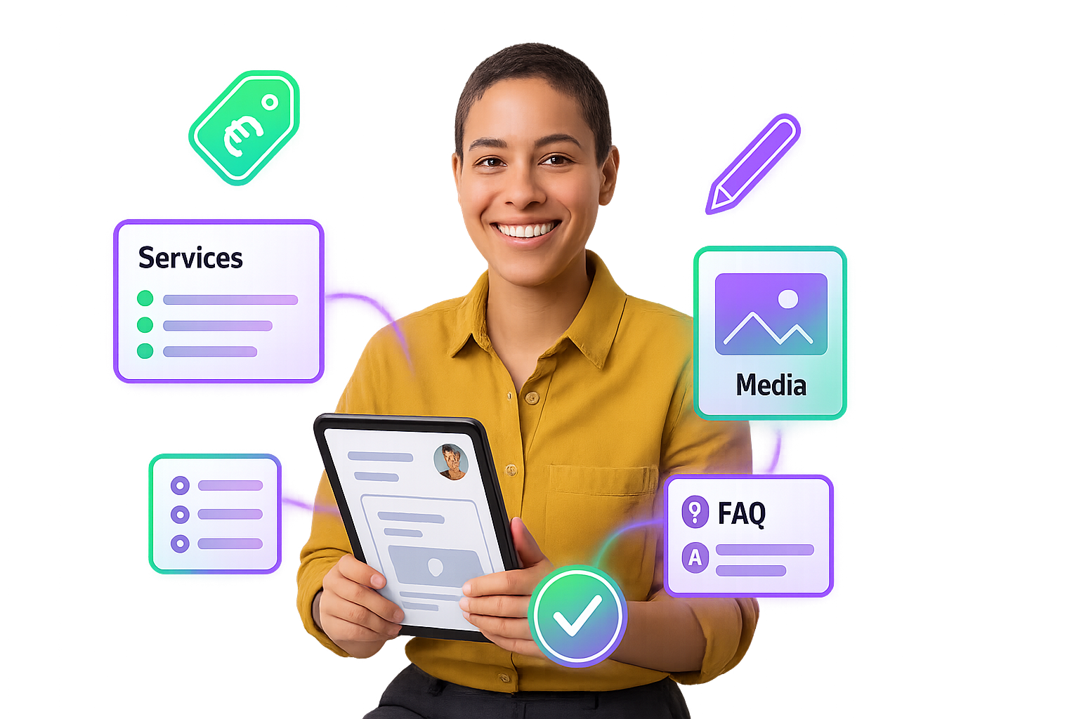 Dein Service, klar & editierbar